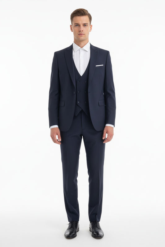 Erkek Bezayak 3Lü Takım  Lacivert