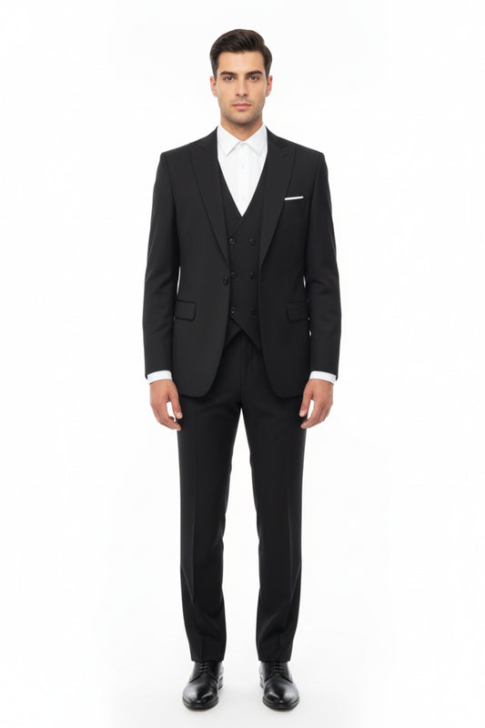 Erkek Bezayak 3Lü Takım  Siyah