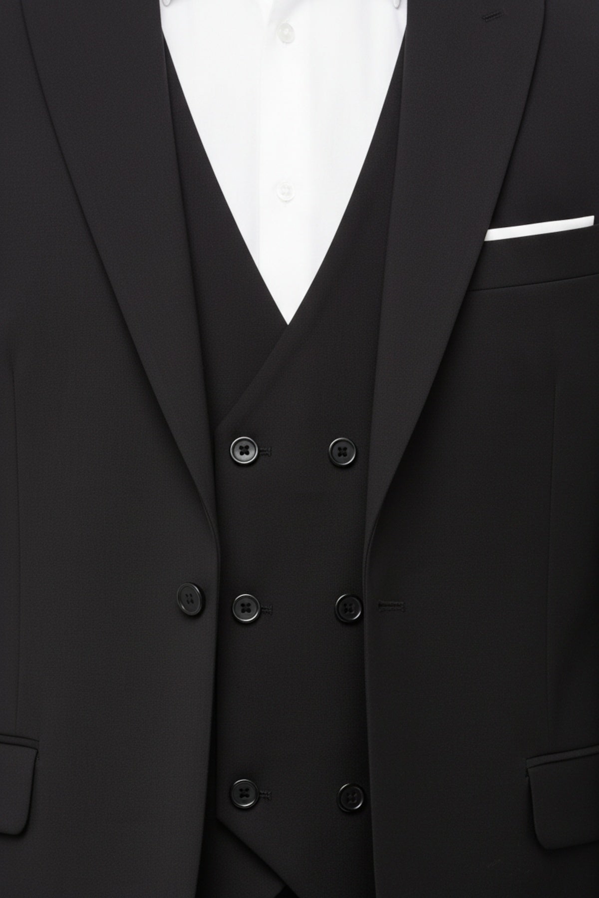 Erkek Double 3Lü Takım  Siyah