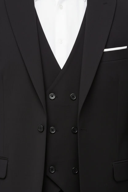 Erkek Double 3Lü Takım  Siyah