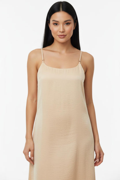 Kadın İp Askılı Elbise  Taş