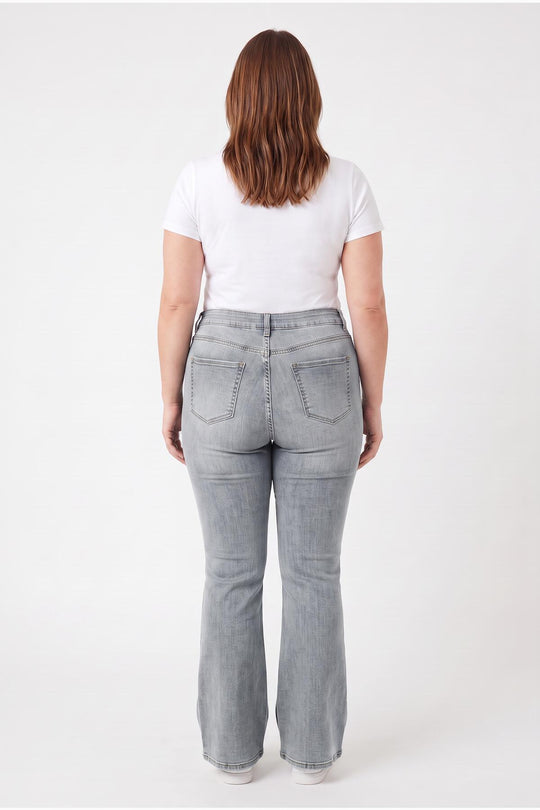 Büyük Beden İspanyol Paça Kot Pantolon  Kot