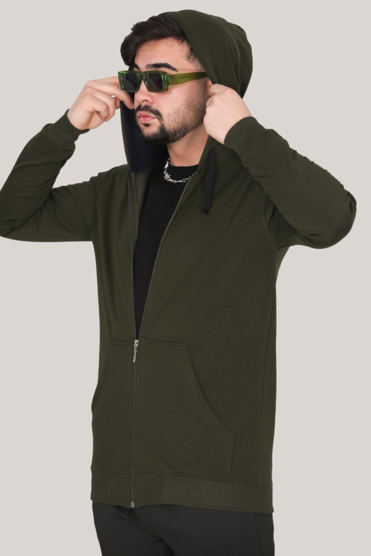 Erkek Fermuarlı Sweat