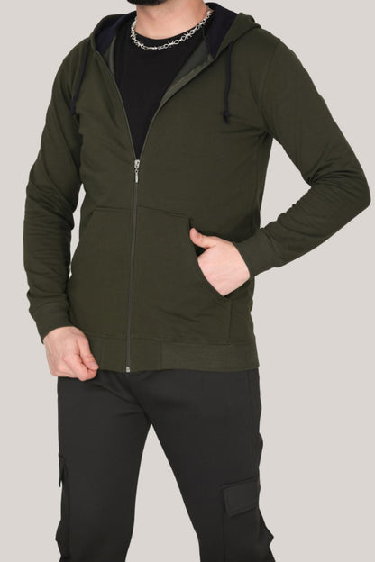 Erkek Fermuarlı Sweat