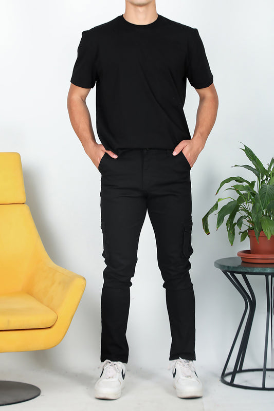Erkek Düz Paça Kargo Pantolon