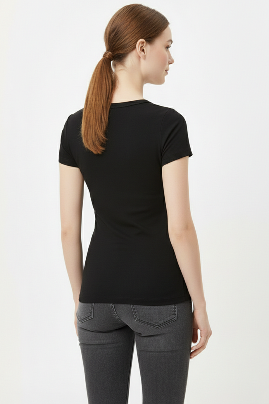 Kadın Önü Düğmeli Patlı Bady Bluz Siyah