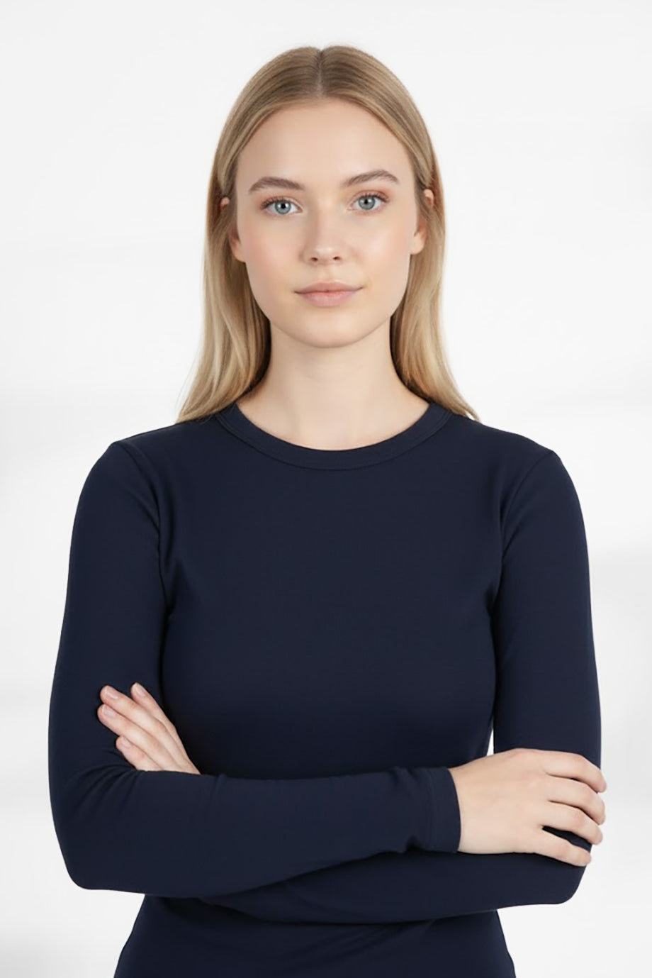 Gripelle Kadın Parmak Geçmeli Bluz Lacivert