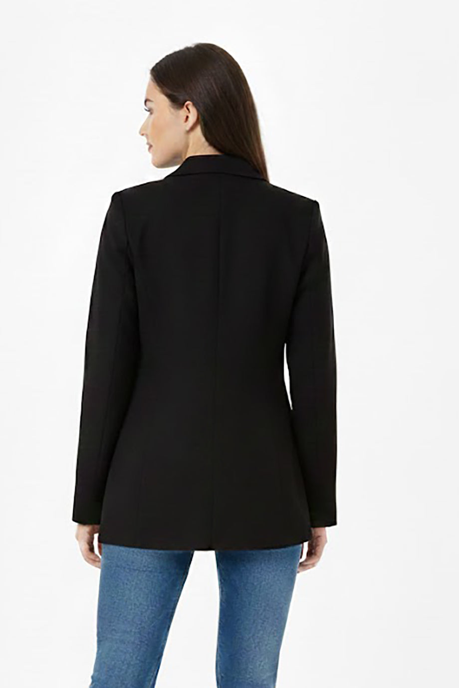 Kadın Tek Düğmeli Ceket Siyah
