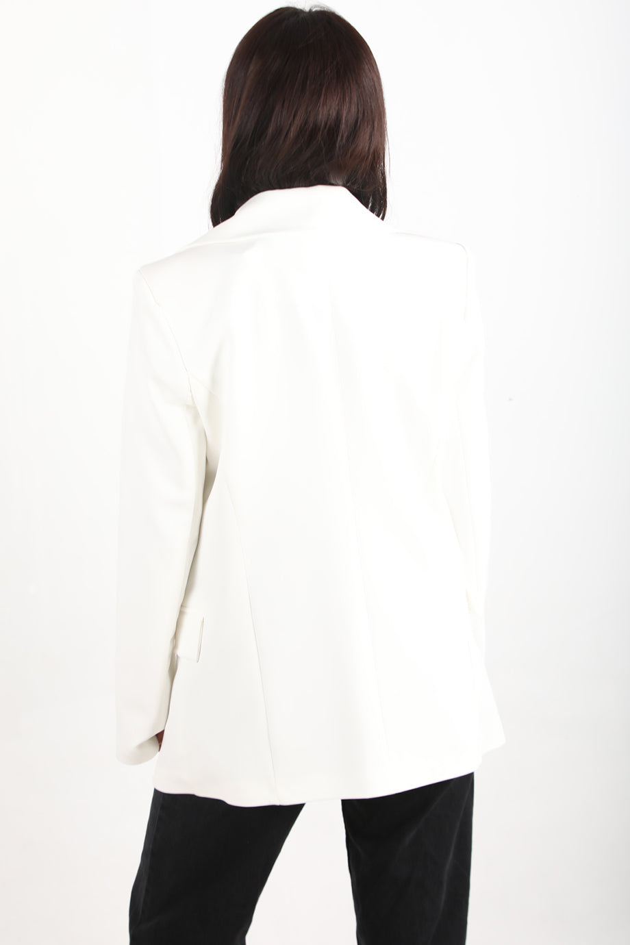 Formelle Kadın Blazer Ceket Ekru