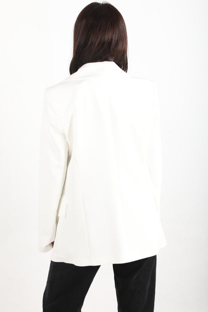 Formelle Kadın Blazer Ceket Ekru
