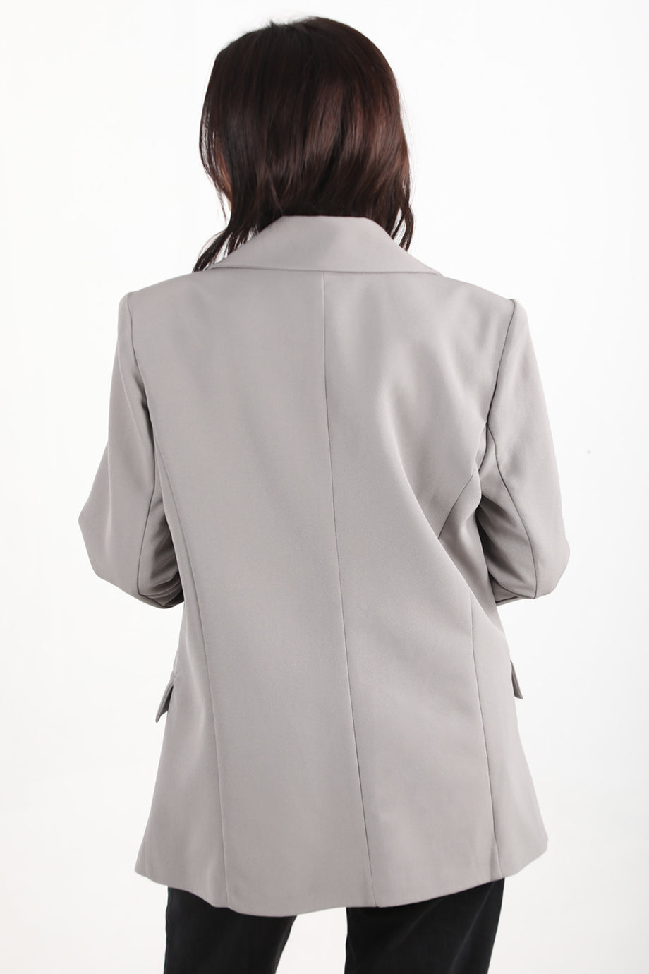 Formelle Kadın Blazer Ceket Gri