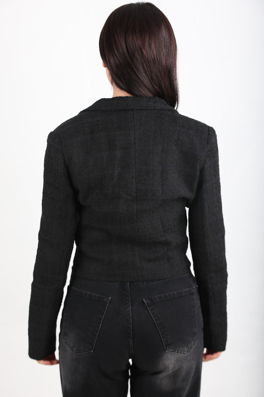 Vera Kadın İçi Astarlı Kısa Ceket Siyah