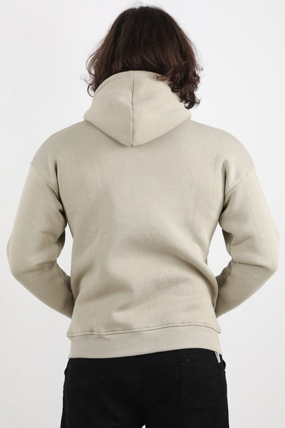 Urbanor  Erkek Kapşonlu Önü Fermuarlı Ceket Haki