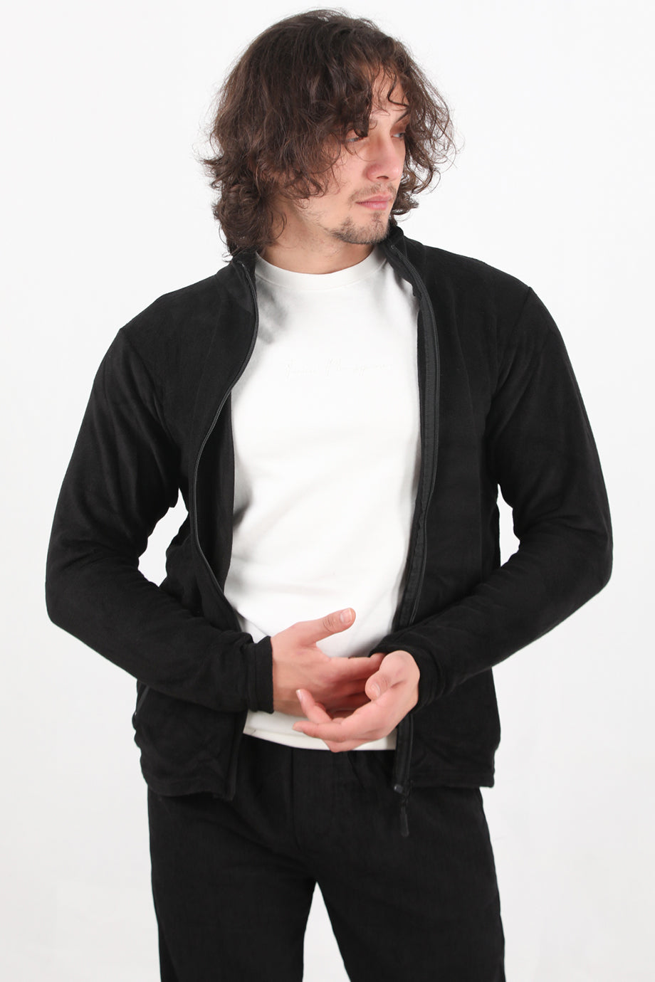 Thermal Erkek Polar Ceket Siyah