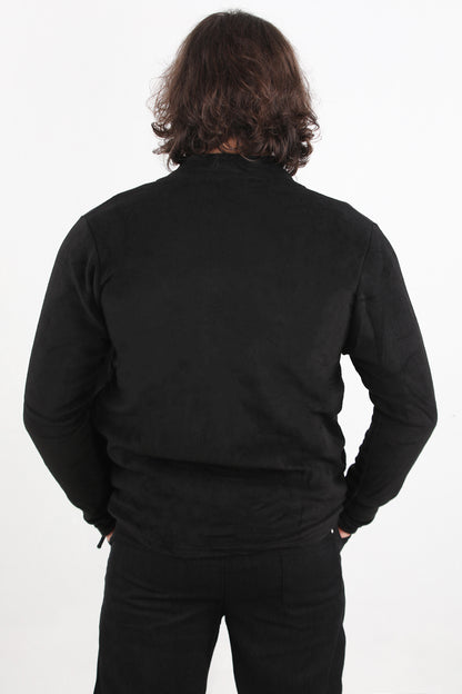 Thermal Erkek Polar Ceket Siyah