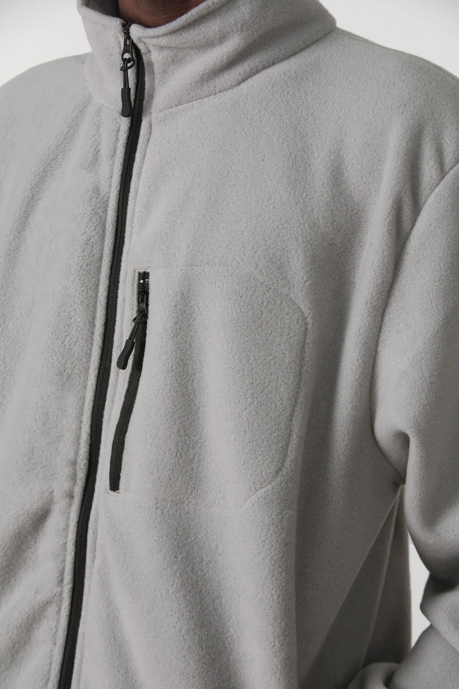 Winterwear Erkek Büyük Beden 3iplik Polar Ceket Gri