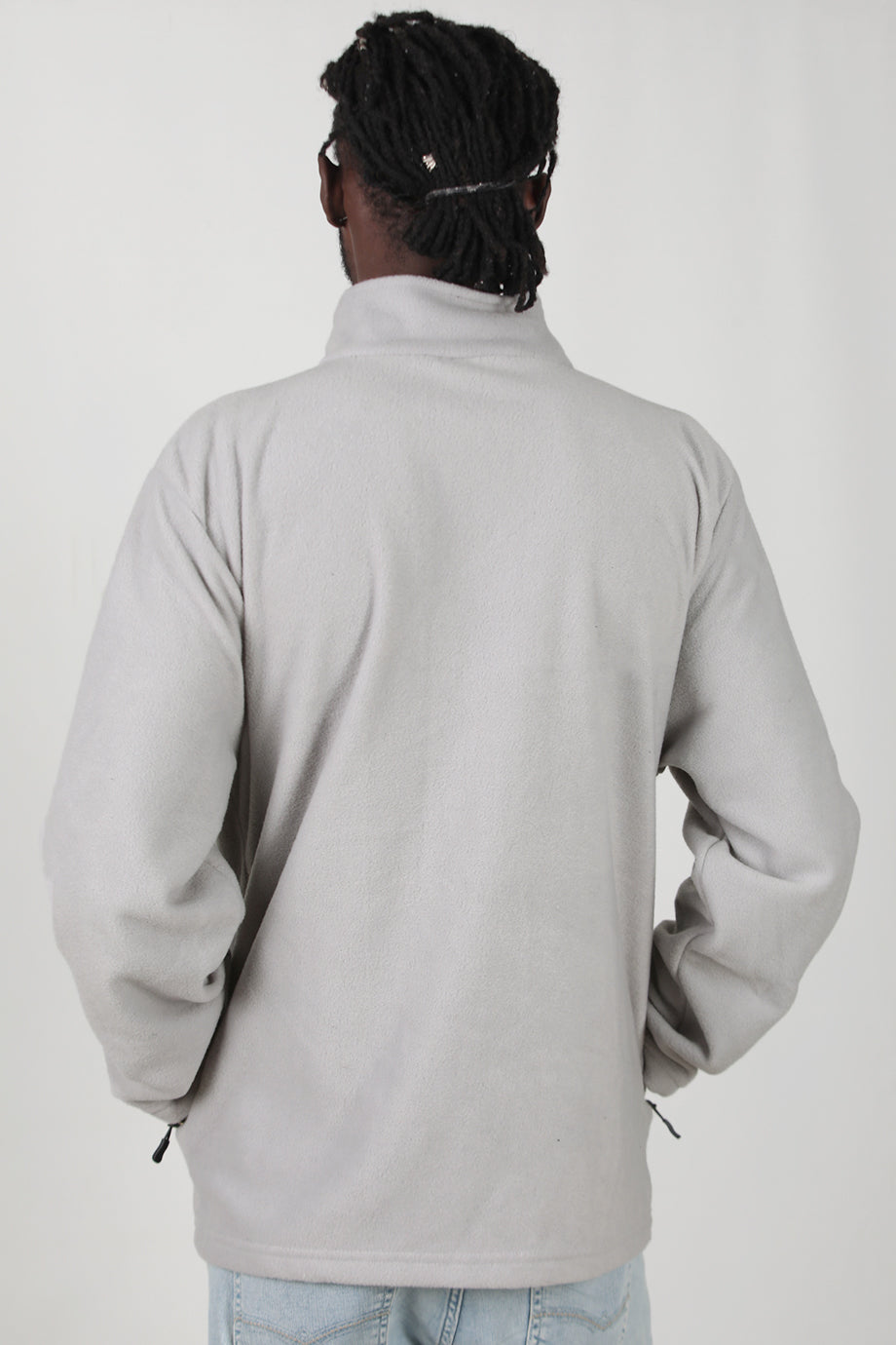 Winterwear Erkek Büyük Beden 3iplik Polar Ceket Gri