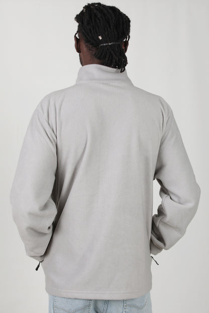 Winterwear Erkek Büyük Beden 3iplik Polar Ceket Gri
