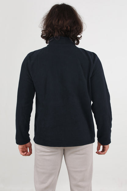 Winterwear Erkek Büyük Beden 3iplik Polar Ceket Lacivert