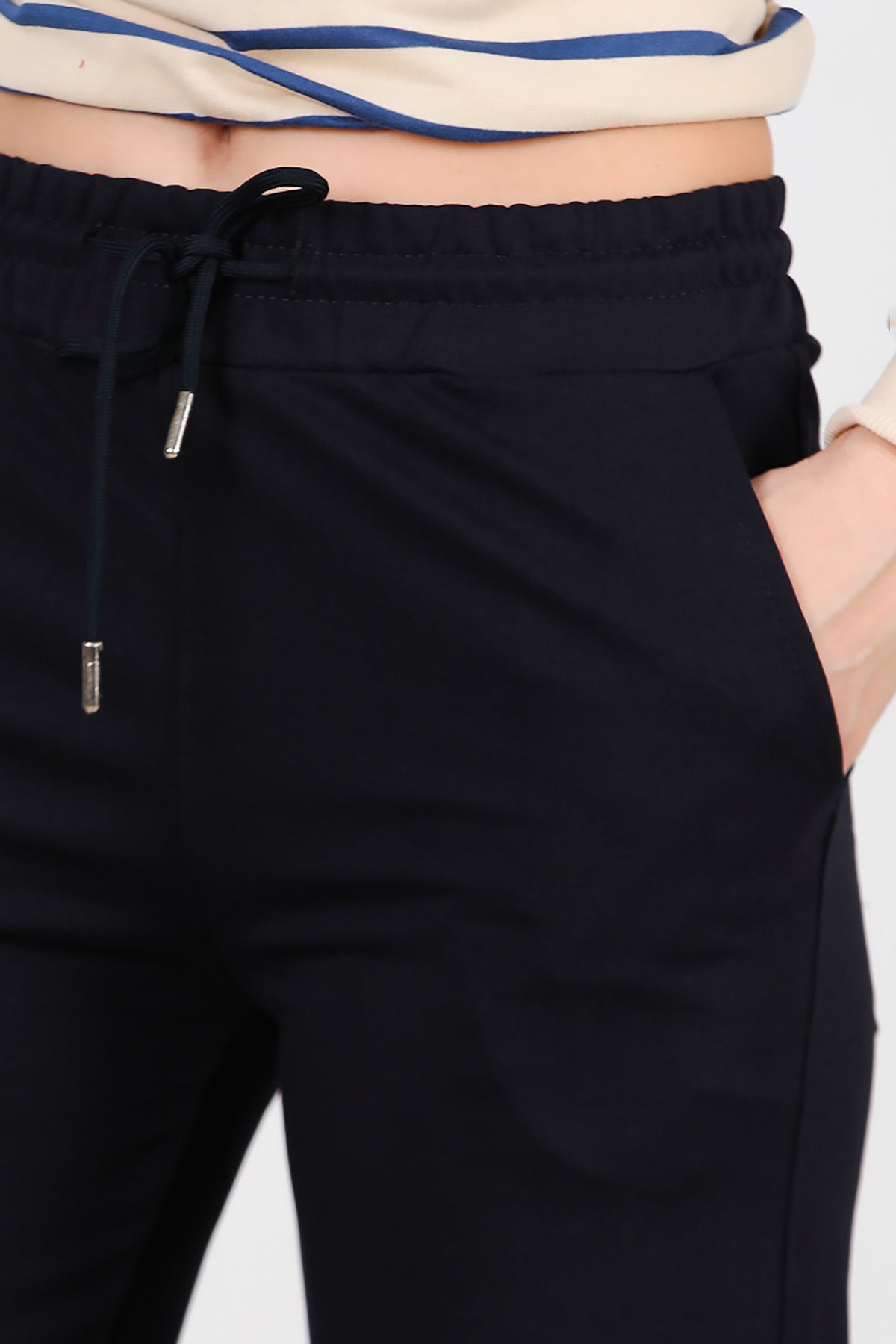 Kadın Bol Paça Eşofman Lacivert