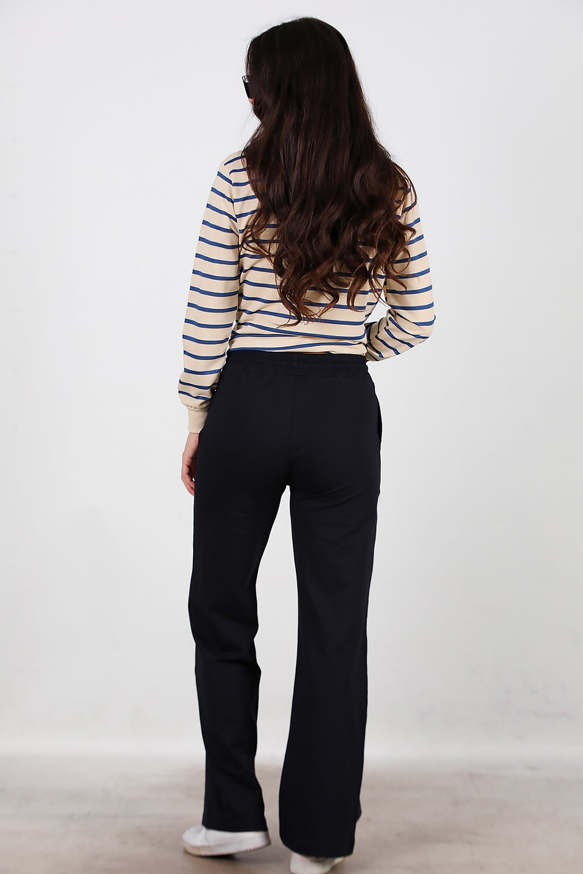 Kadın Bol Paça Eşofman Lacivert