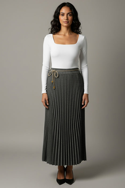 Büyük Beden Su Yolu Uzun Etek Yeşil