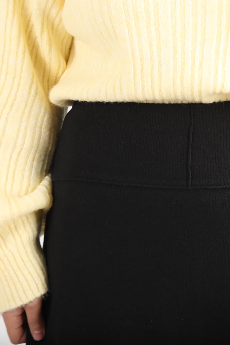 Selamidi Kadın Selanik Midi Boy Etek Siyah