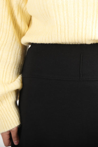 Selamidi Kadın Selanik Midi Boy Etek Siyah