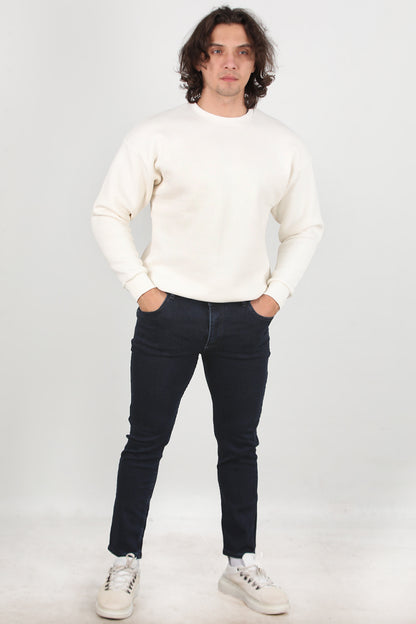 Stretchdenim Erkek Likrali Düz Paça Kot Pantolon Kot