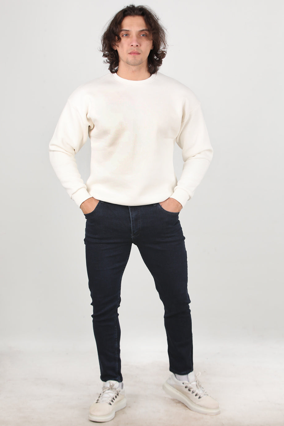 Stretchdenim Erkek Likrali Düz Paça Kot Pantolon Kot