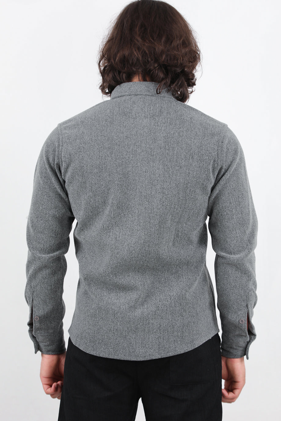 Heathrow Erkek Kaşe Gömlek Gri