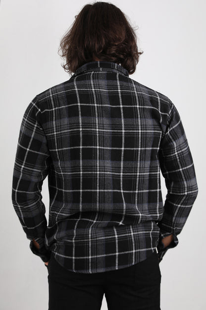 Timber Erkek Ekoseli Oduncu Gömlek Siyah