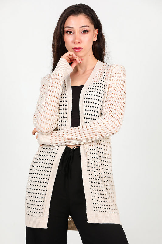 Kadın Delikli Hırka Taş