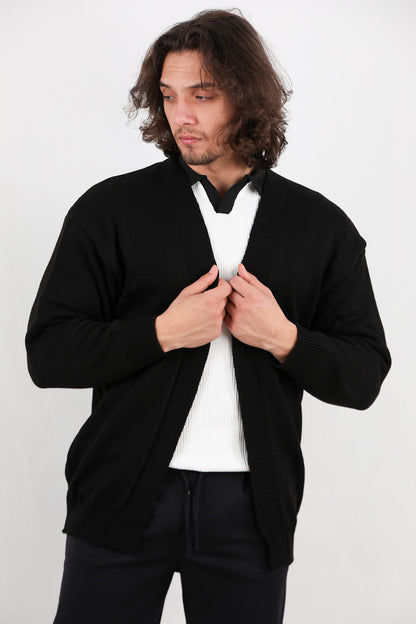 ManCardigan Erkek Hırka Siyah
