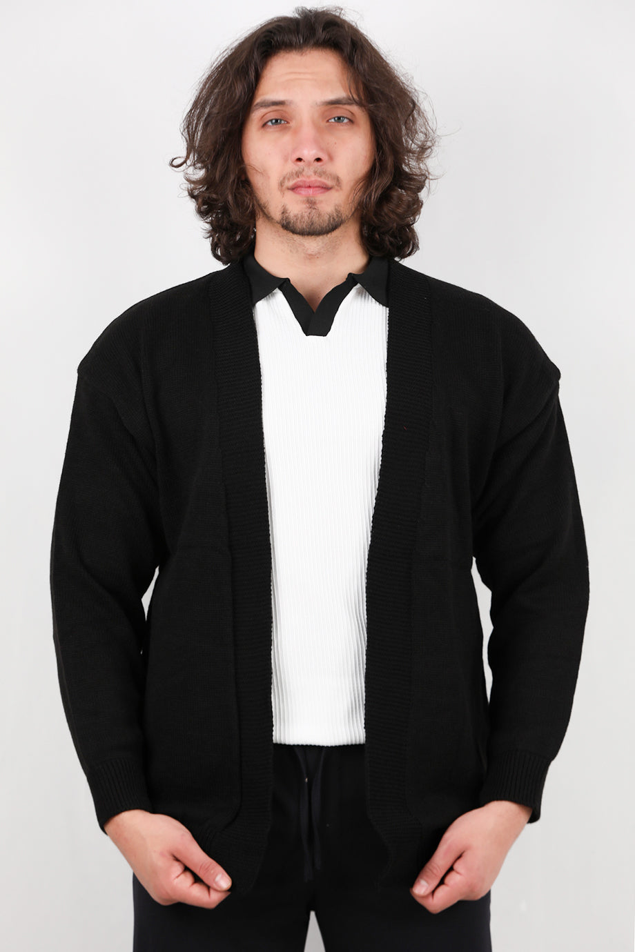 ManCardigan Erkek Hırka Siyah