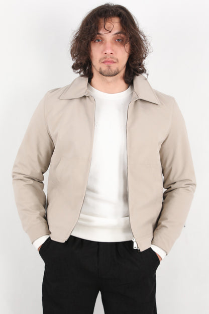 Sentinel Erkek Gabardin Pilot Yaka Mont Taş