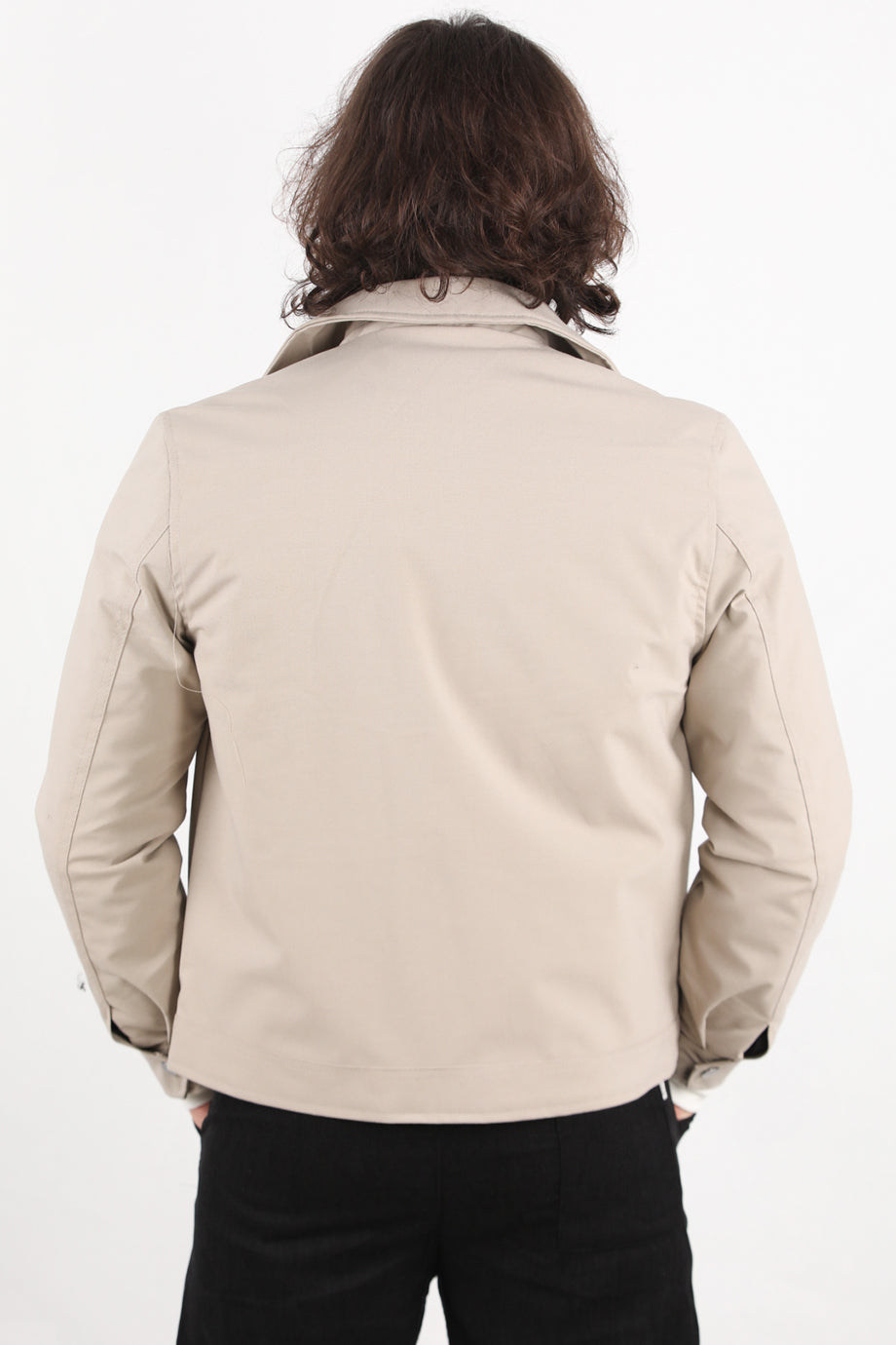 Sentinel Erkek Gabardin Pilot Yaka Mont Taş