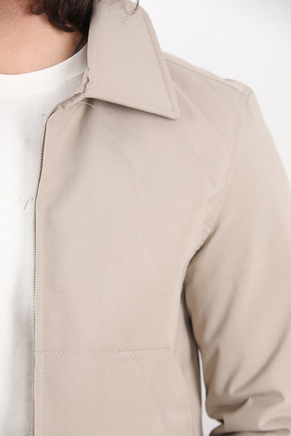 Sentinel Erkek Gabardin Pilot Yaka Mont Taş