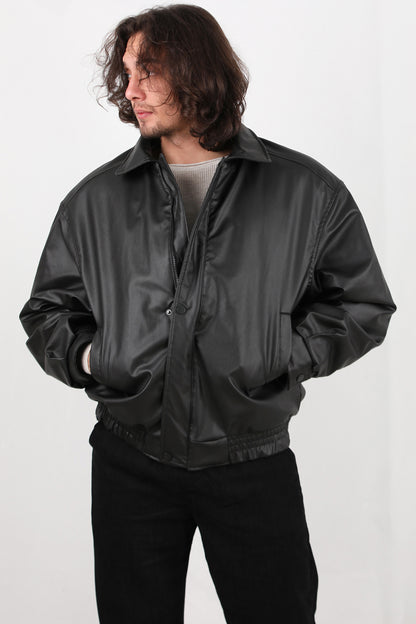 Leatherman Erkek Deri Mont Siyah