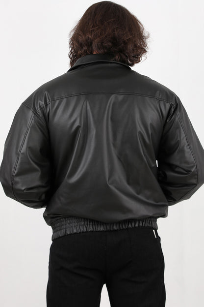 Leatherman Erkek Deri Mont Siyah