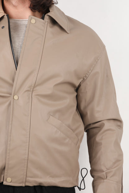 Leatherman Erkek Deri Mont Vizon