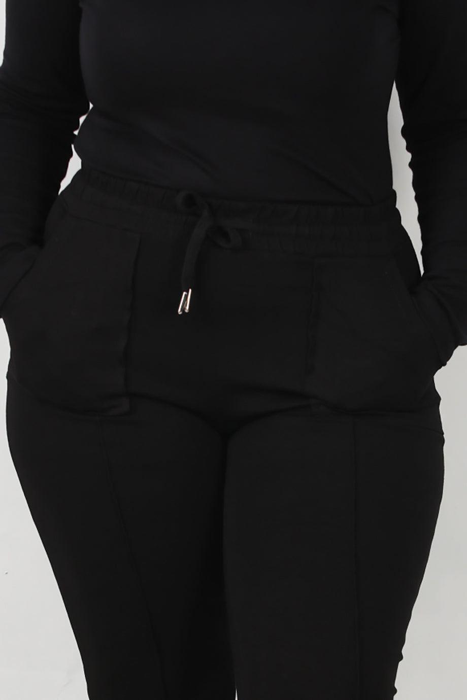 Structa Büyük Beden Cepli Çimalı Pantolon Siyah