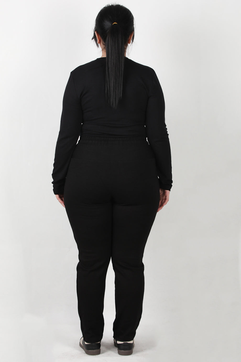 Structa Büyük Beden Cepli Çimalı Pantolon Siyah