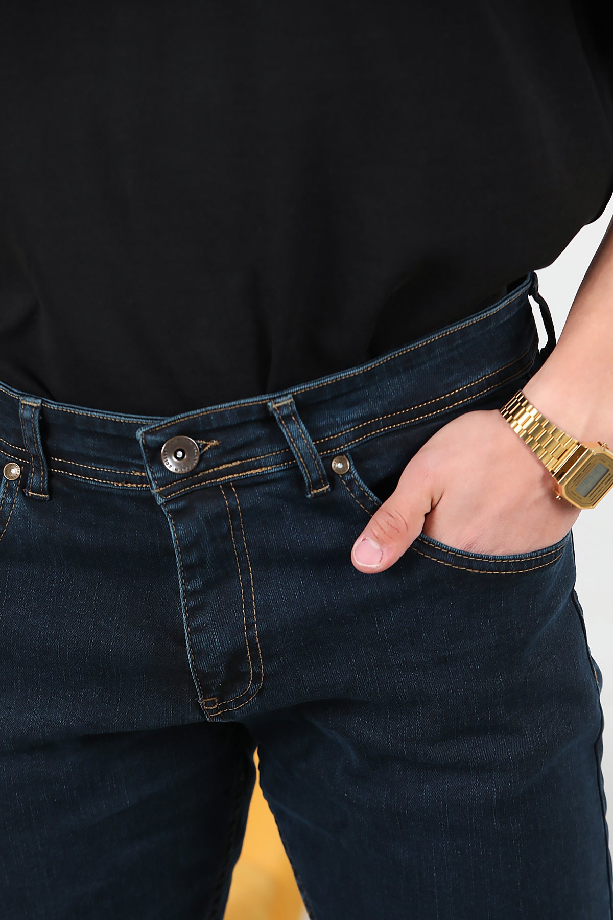Erkek Skinny Likralı Pantolon Kot