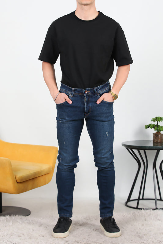 Erkek Tırnaklı Slim Kot Pantolon