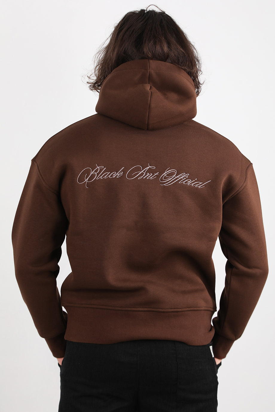 Palmor Erkek Palmiye Nakışlı Sweat Kahverengi