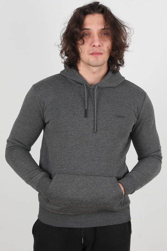 Forge Erkek 3iplik Kapşonlu Sweat Antrasit