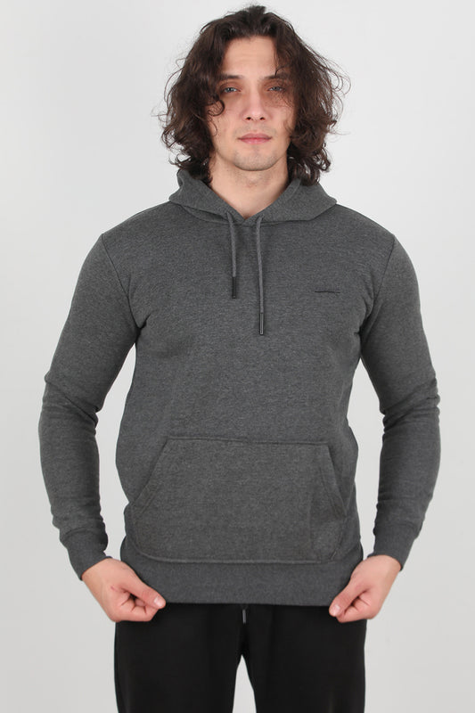 Forge Erkek 3iplik Kapşonlu Sweat Antrasit