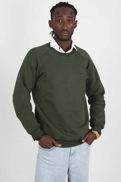 Trimcrew Erkek 3iplik Omuz Çimalı Sweat Haki