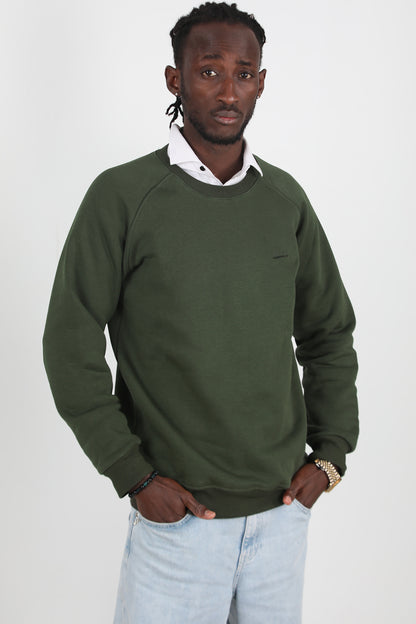 Trimcrew Erkek 3iplik Omuz Çimalı Sweat Haki